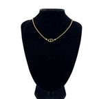 Dior CD Logo CD Navy Necklace — view 7
