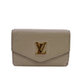 Louis Vuitton Mini Wallet Compact Portefeuille Lock Mini Lockme Trifold