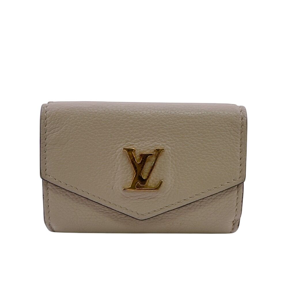 Louis Vuitton Mini Wallet Compact Portefeuille Lock Mini Lockme Trifold
