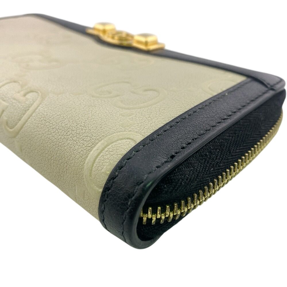 Gucci Zip Around All Over Pattern GG Zip Wallet Supreme — view 4