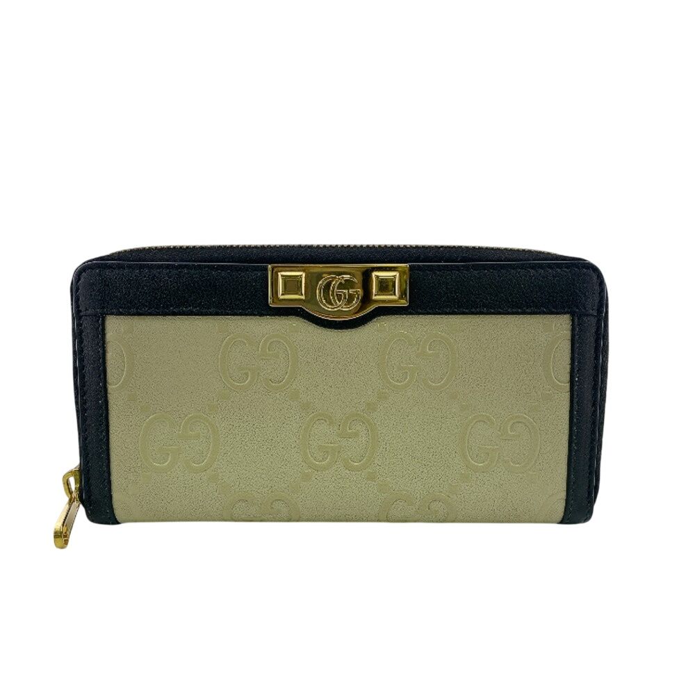 Gucci Zip Around All Over Pattern GG Zip Wallet Supreme