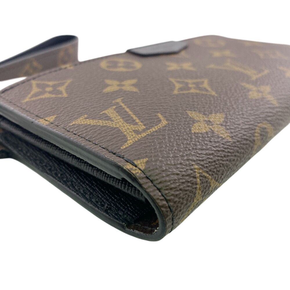 Louis Vuitton L-shaped Zipper Clutch Strap Removable Zippy Dragonne Monogram — view 5