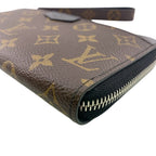 Louis Vuitton L-shaped Zipper Clutch Strap Removable Zippy Dragonne Monogram — view 4