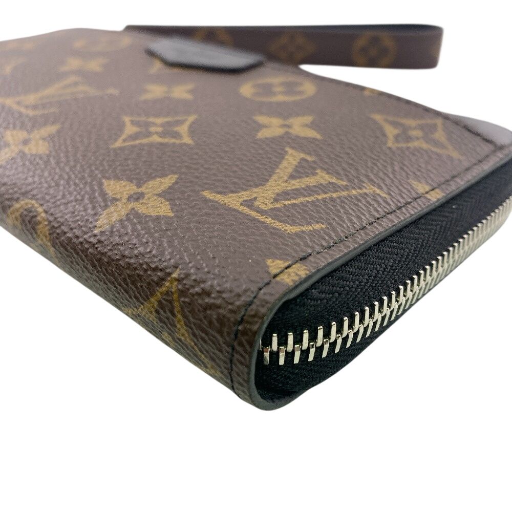 Louis Vuitton L-shaped Zipper Clutch Strap Removable Zippy Dragonne Monogram — view 4