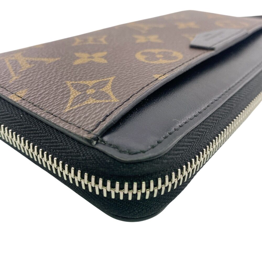 Louis Vuitton L-shaped Zipper Clutch Strap Removable Zippy Dragonne Monogram — view 3