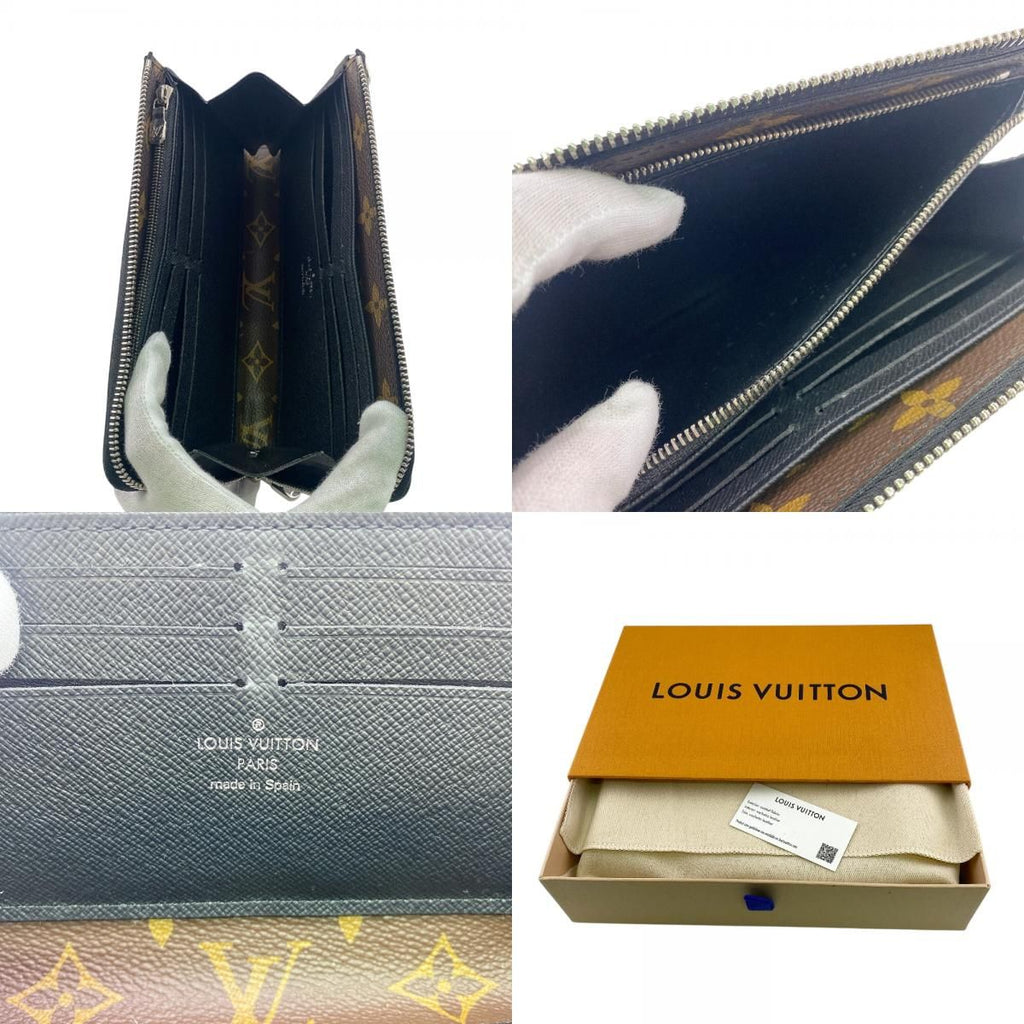 Louis Vuitton L-shaped Zipper Clutch Strap Removable Zippy Dragonne Monogram — view 8