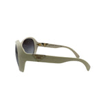 Prada Triangle Logo Square Frame Oversized Temple Sunglasses Eyewear — view 4