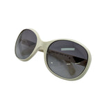 Prada Triangle Logo Square Frame Oversized Temple Sunglasses Eyewear
