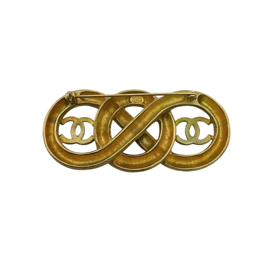 Chanel Pin Vintage Cruise Collection Infinity CC Logo Brooch — view 6