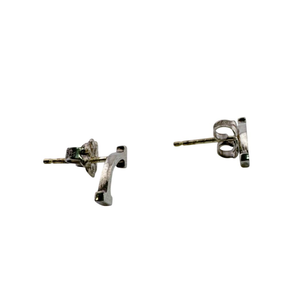 Tiffany & Co Stud Mini T Smile Earrings — view 3