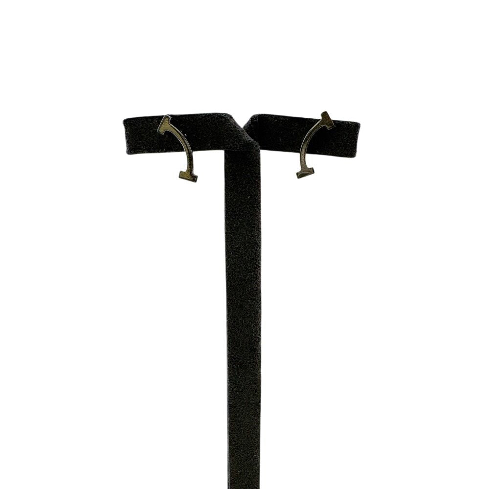Tiffany & Co Stud Mini T Smile Earrings — view 5
