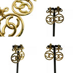 Chanel Vintage Clip Large CC Logo Earrings — view 8