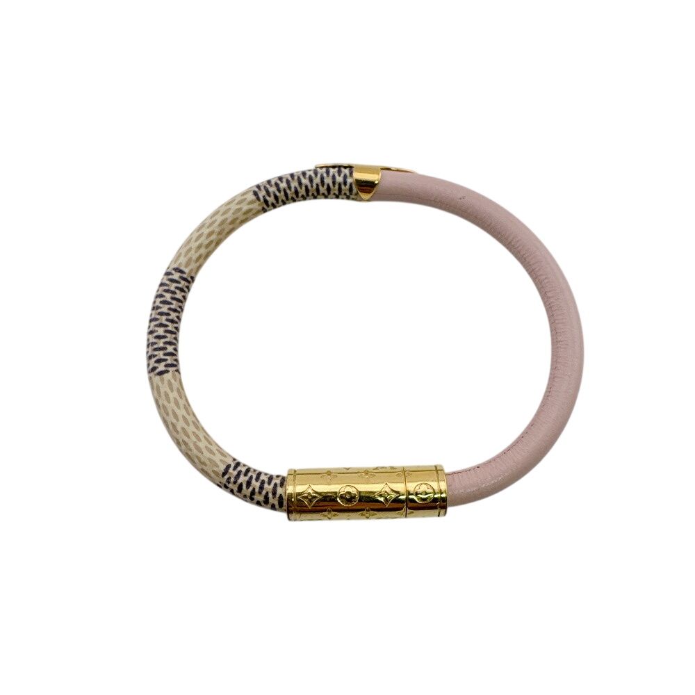Louis Vuitton Bracelet Bicolor Clasp Closure Leather Band Daily Confidential — view 6