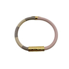 Louis Vuitton Bracelet Bicolor Clasp Closure Leather Band Daily Confidential — view 6