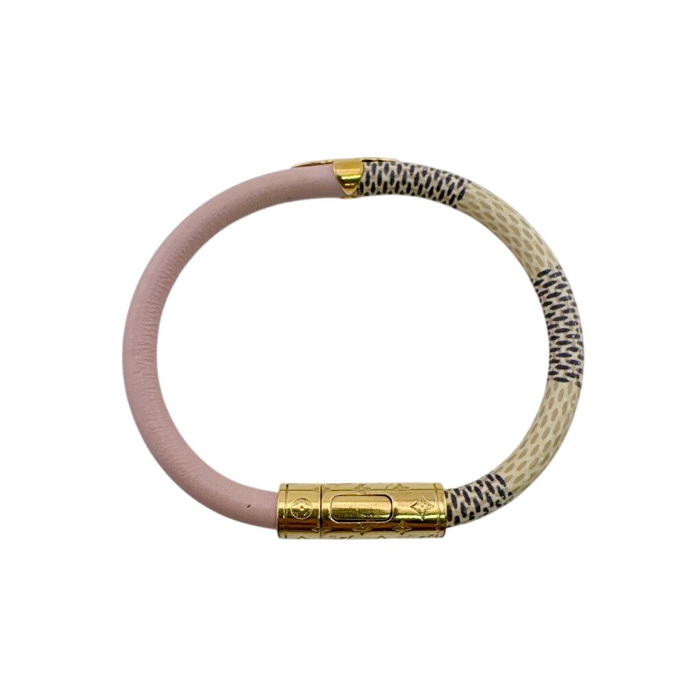 Louis Vuitton Bracelet Bicolor Clasp Closure Leather Band Daily Confidential — view 5