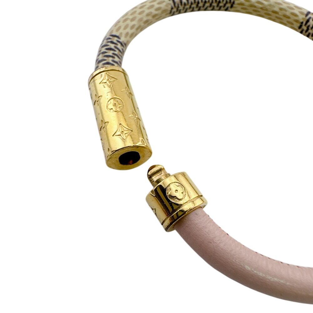 Louis Vuitton Bracelet Bicolor Clasp Closure Leather Band Daily Confidential — view 8
