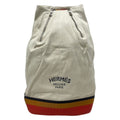 Hermes Shoulder Bag Cavalier Beige Multi Cotton
