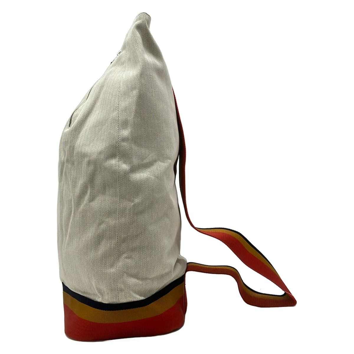 Hermes Shoulder Bag Cavalier Beige Multi Cotton — view 4