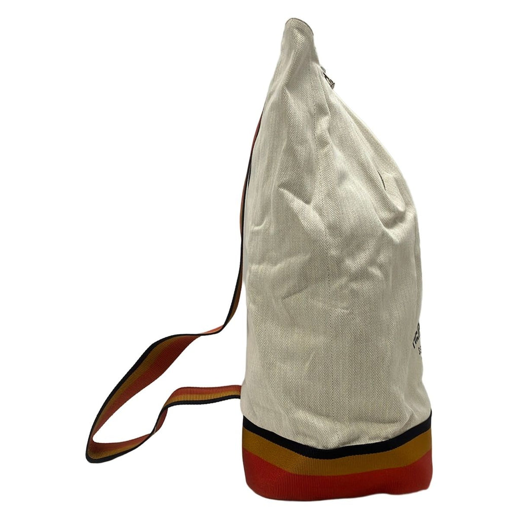 Hermes Shoulder Bag Cavalier Beige Multi Cotton — view 2
