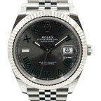 Rolex Datejust 41 SS WG Calf Troma Dial
