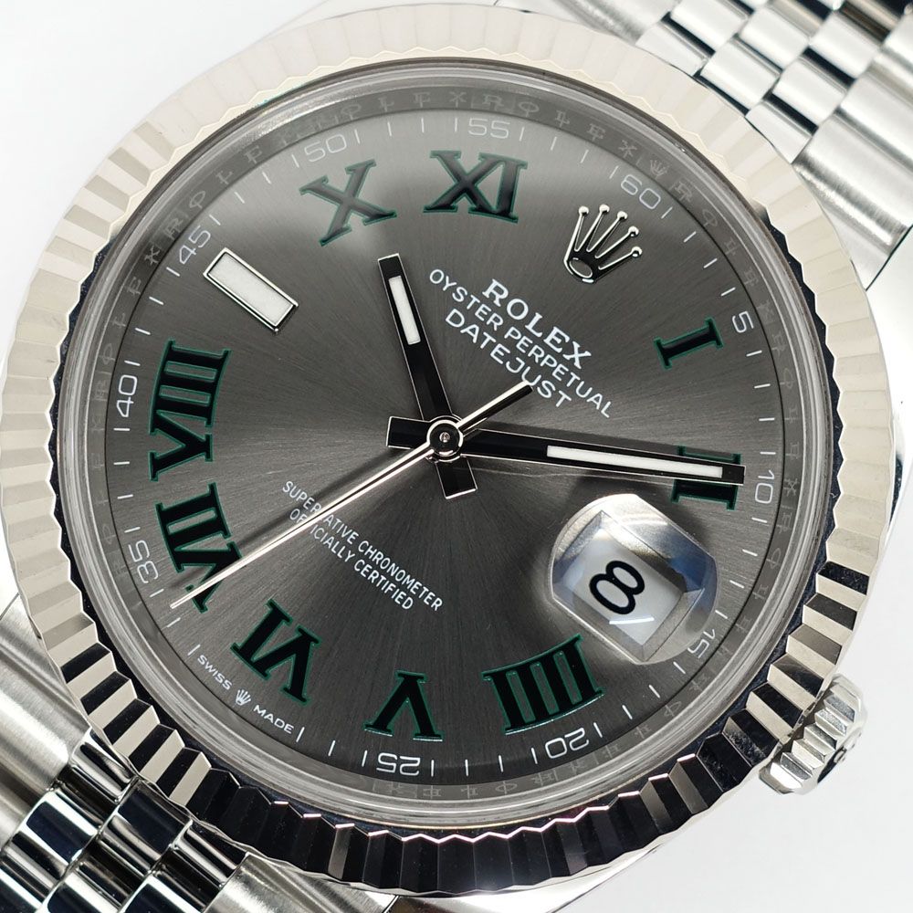 Rolex Datejust 41 SS WG Calf Troma Dial — view 2