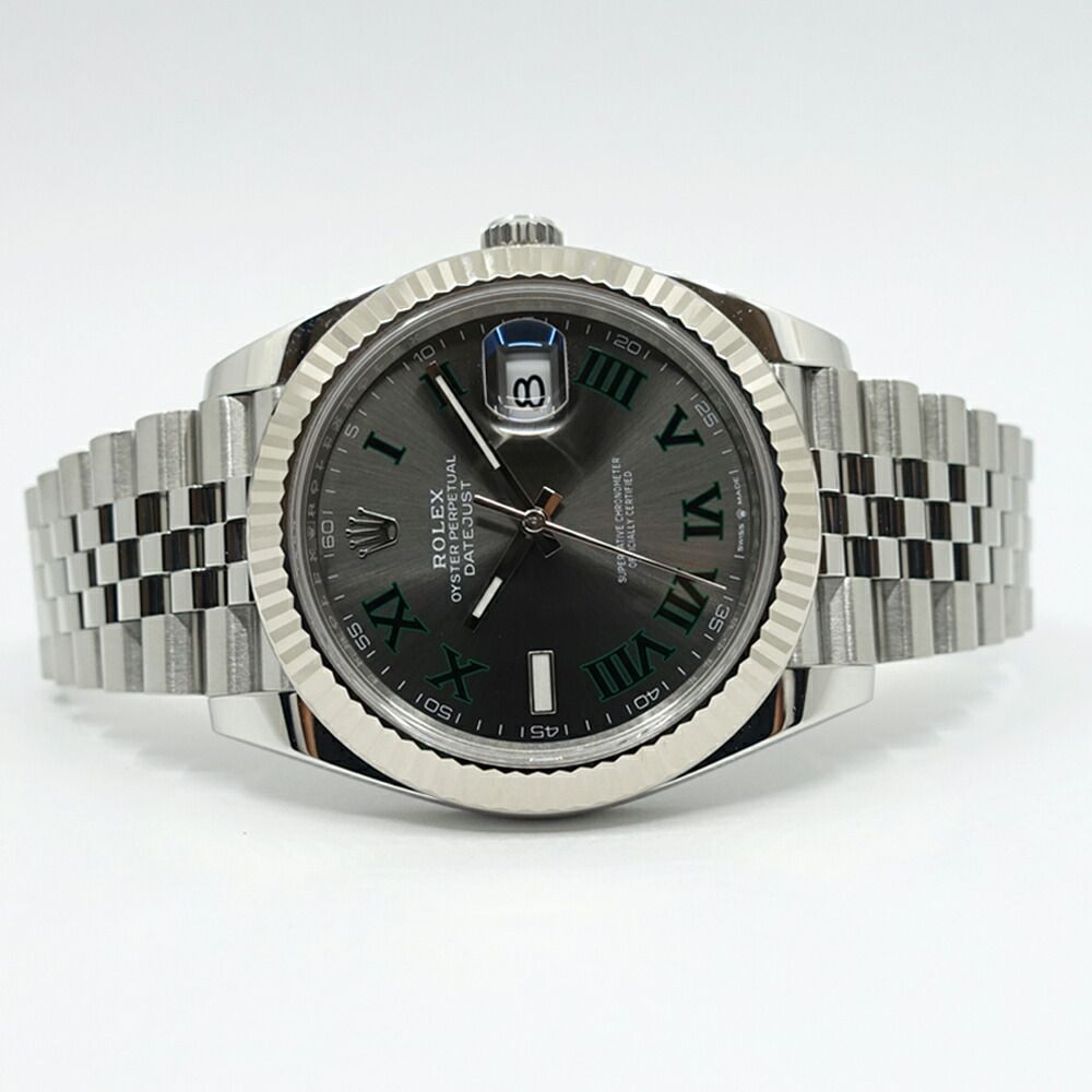 Rolex Datejust 41 SS WG Calf Troma Dial — view 3
