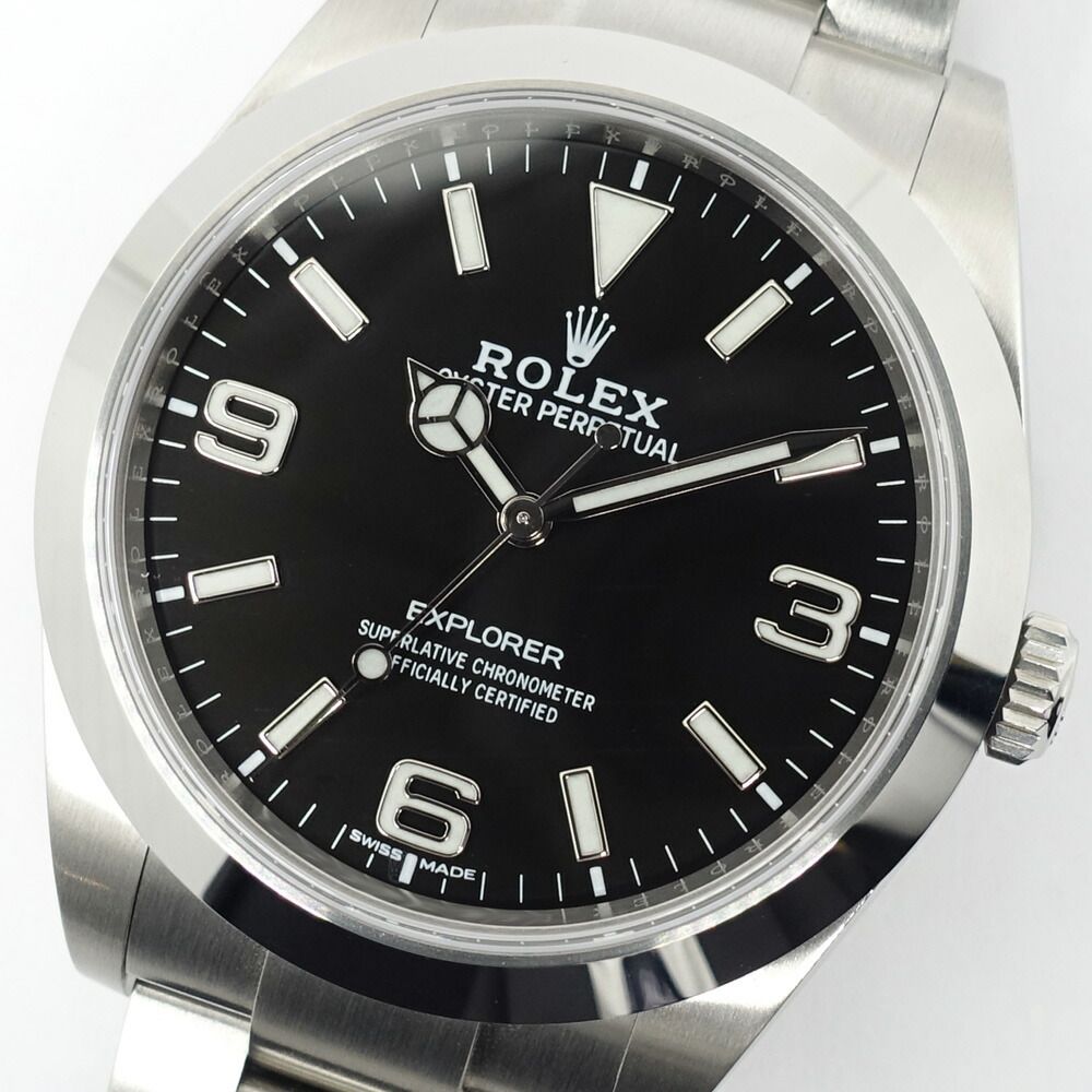 Rolex 39 SS Black Dial — view 2