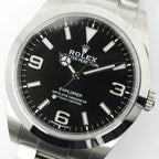 Rolex 39 SS Black Dial — view 2