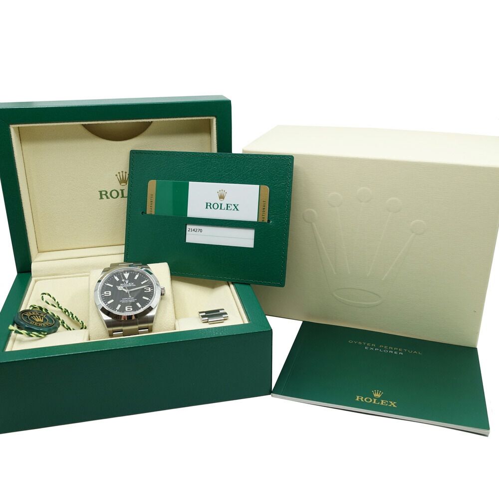 Rolex 39 SS Black Dial — view 8