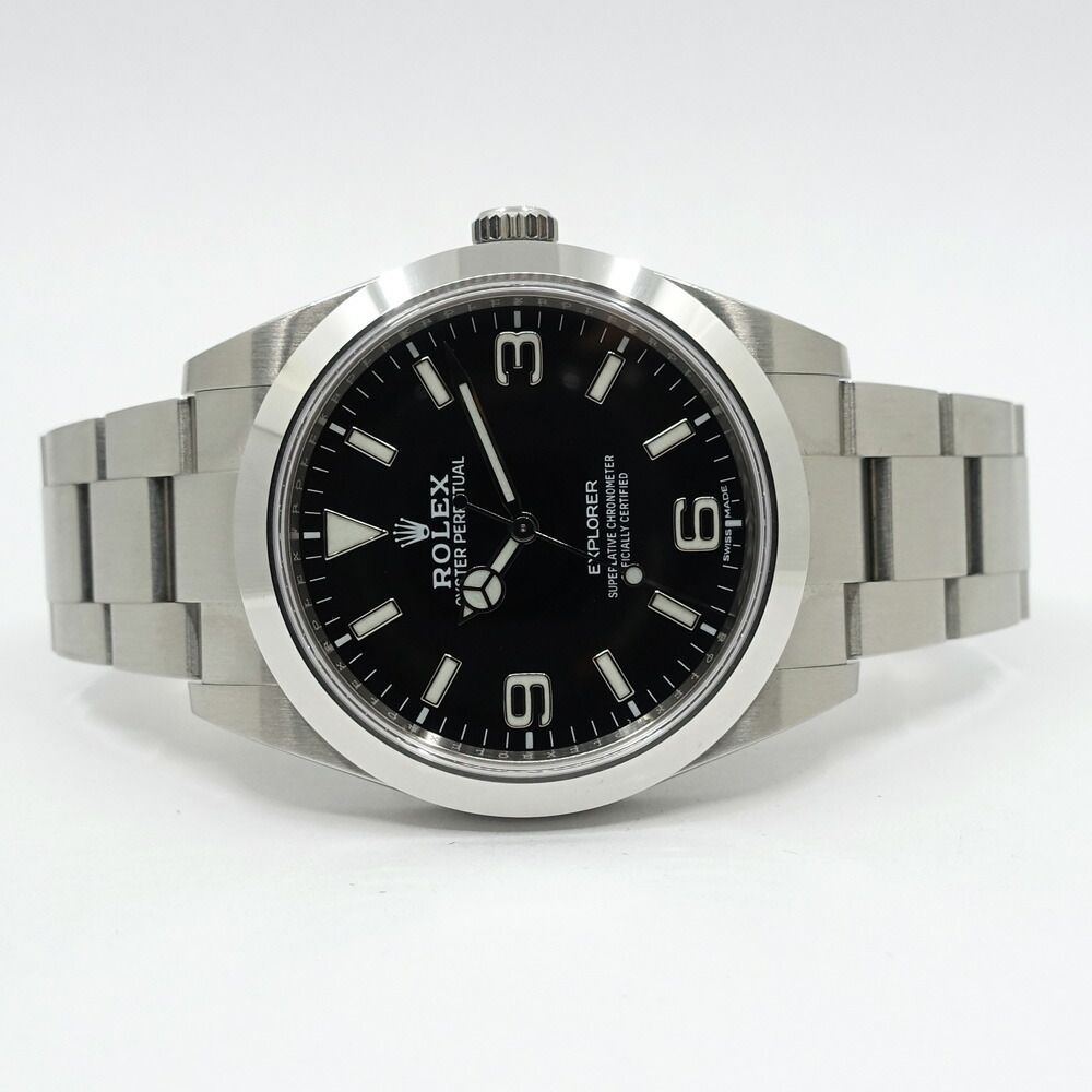 Rolex 39 SS Black Dial — view 3