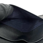 Gucci Vintage Bamb Leather Bifold Wallet Billfold Coin Purse Dark Navy — view 9