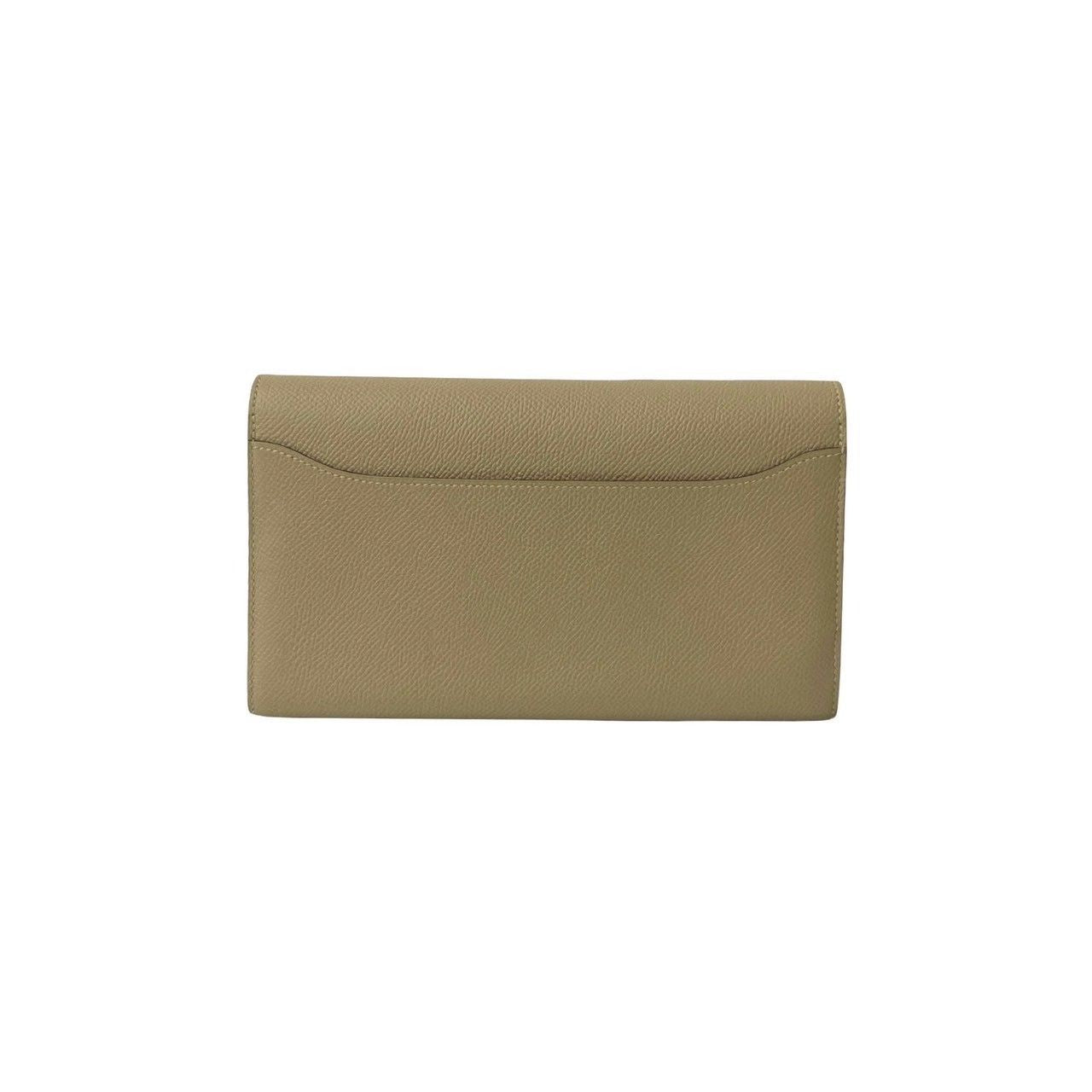 Hermes Constance Long Veau Epsom Wallet Billfold Beige — view 2