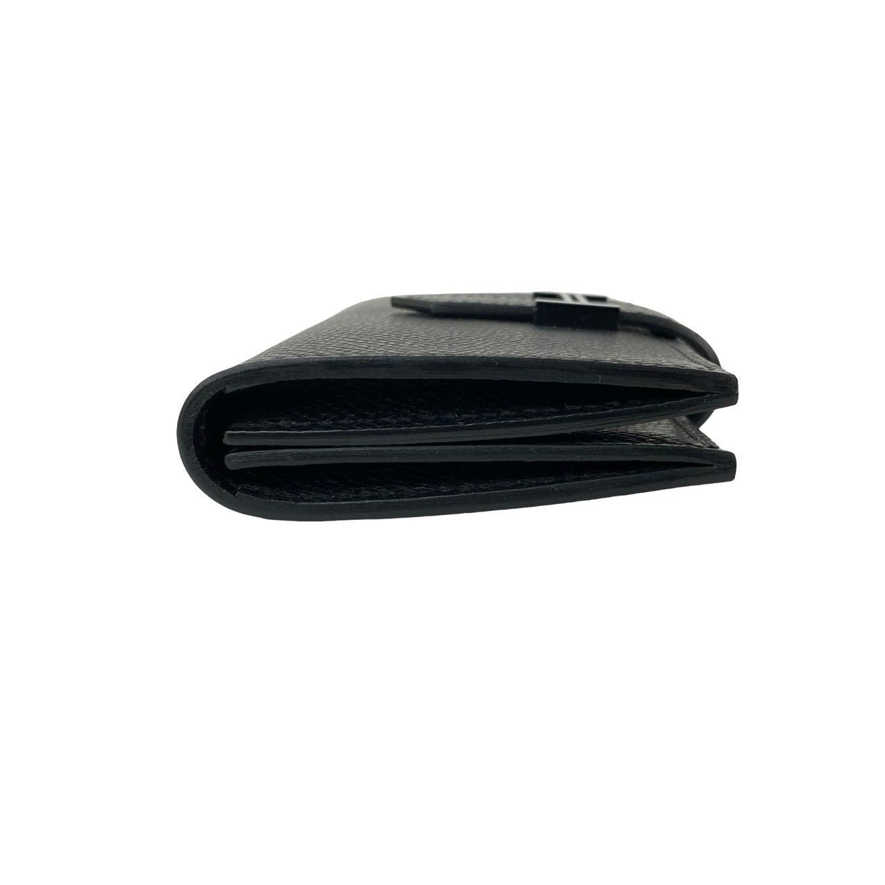 Hermes Bearn Card Case Monochrome Veau Epsom Business Holder Black — view 5