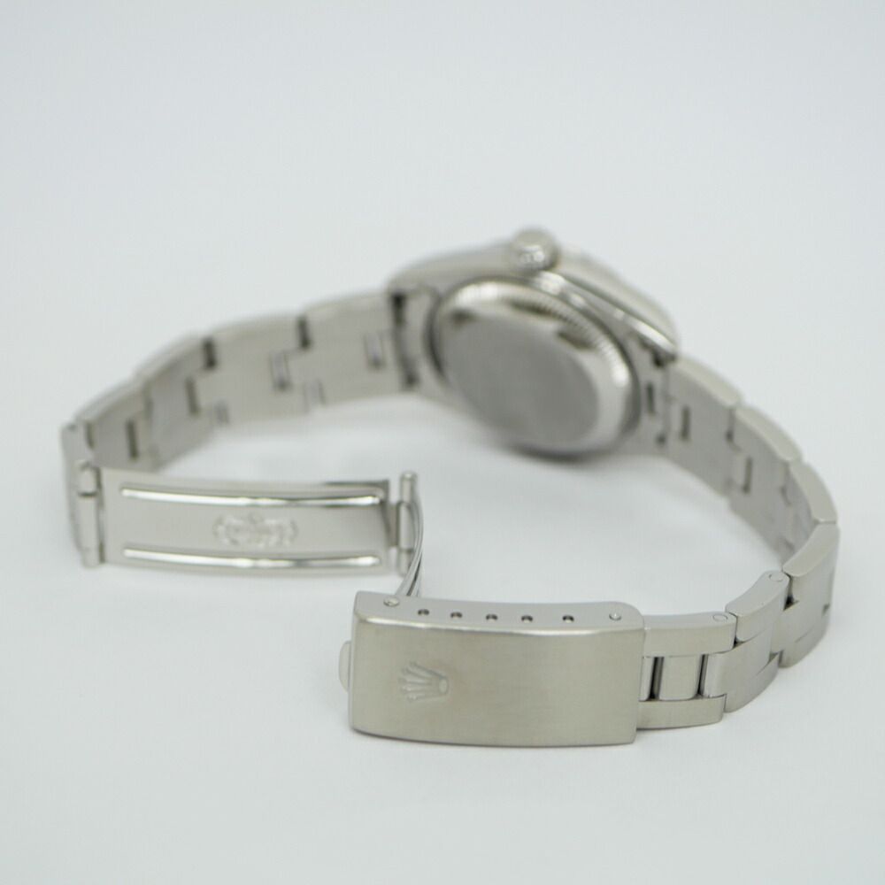 Rolex Oyster Perpetual Date White Roman Number SS Watch Automatic Winding OH — view 3