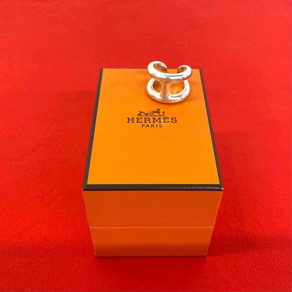 Hermes Osmose Ring GM 925 Sterling Silver