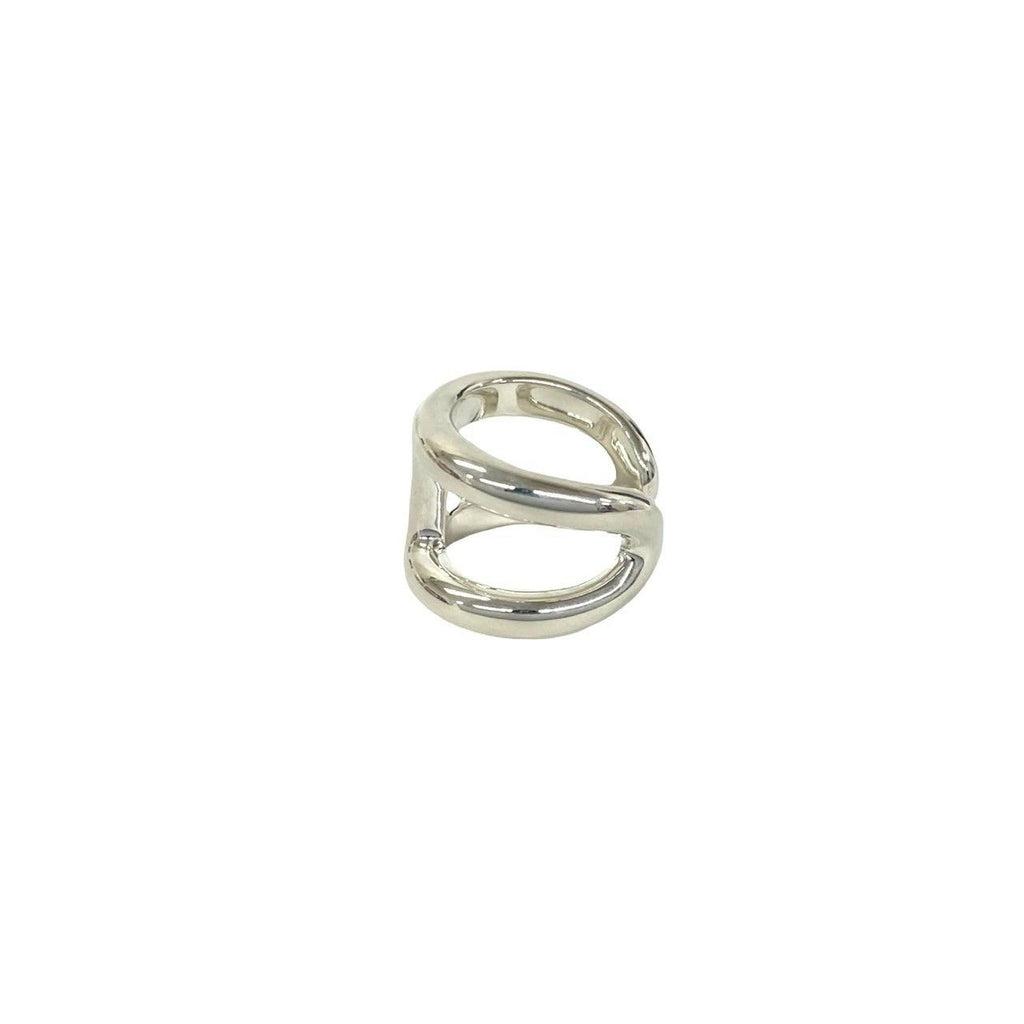 Hermes Osmose Ring GM 925 Sterling Silver — view 4