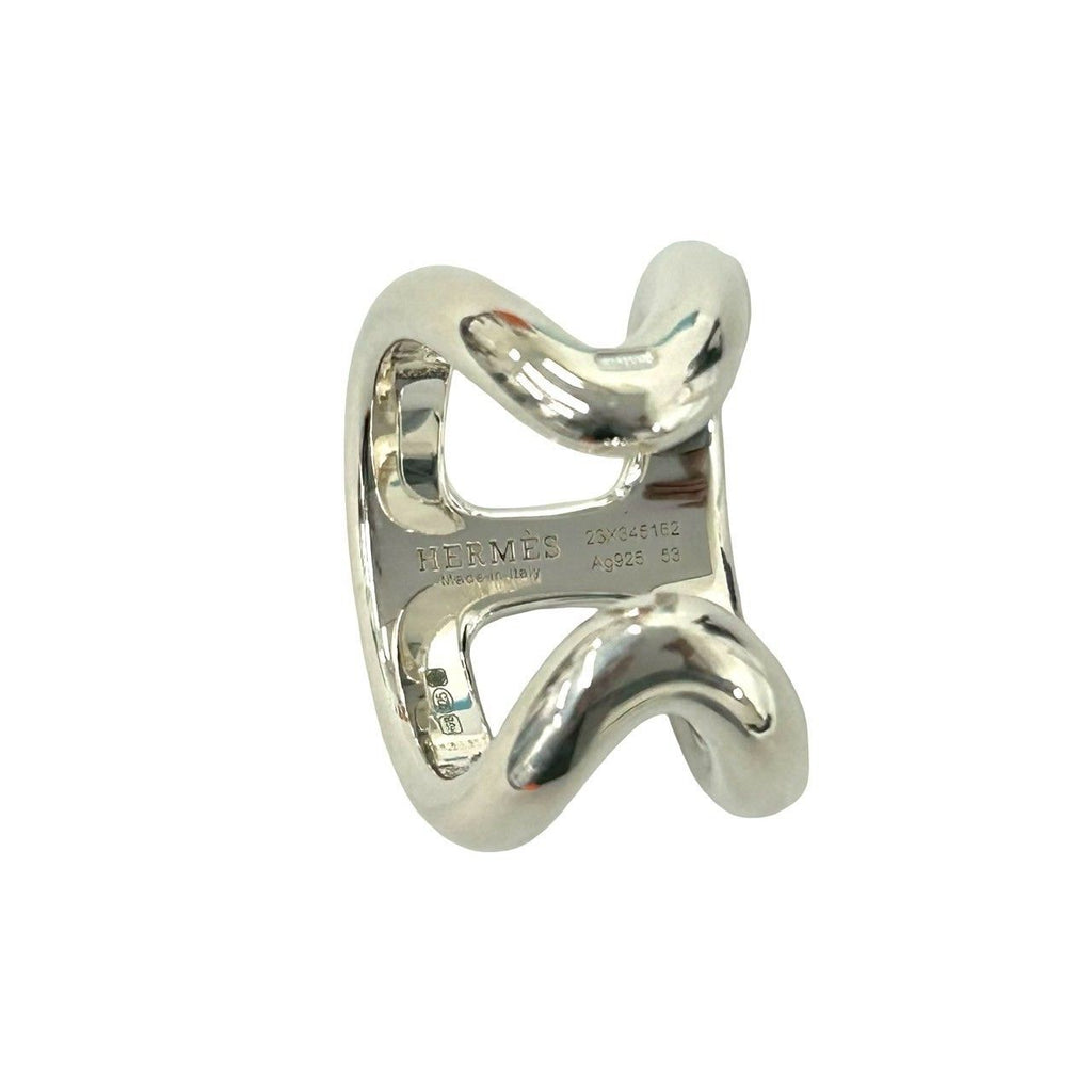 Hermes Osmose Ring GM 925 Sterling Silver — view 6