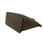Louis Vuitton With Saleya PM Damier Pattern Leather Tote Brown — view 8