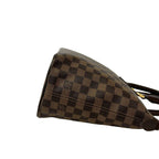 Louis Vuitton With Saleya PM Damier Pattern Leather Tote Brown — view 6