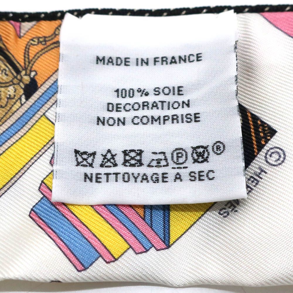 Hermes Heaven Twilly Scarf Springs Bague Spring Pink Blue White — view 7