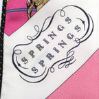 Hermes Heaven Twilly Scarf Springs Bague Spring Pink Blue White — view 5
