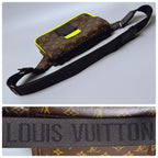 Louis Vuitton Monogram Macassar S Lock Sling — view 9