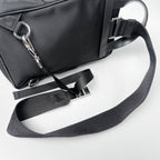 Prada Re-Nylon Shoulder Bag Triangle Logo Black — view 8