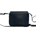 Fendi Vintage FF Logo Epi Leather Shoulder Bag Pochette Crossbody Navy — view 3
