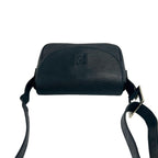Fendi Vintage FF Logo Epi Leather Shoulder Bag Pochette Crossbody Navy — view 4