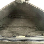 Fendi Vintage FF Logo Epi Leather Shoulder Bag Pochette Crossbody Navy — view 9