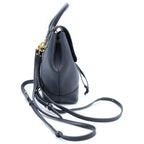 Louis Vuitton Lockme Backpack Mini Black Leather Gold — view 3