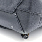 Louis Vuitton Lockme Backpack Mini Black Leather Gold — view 6