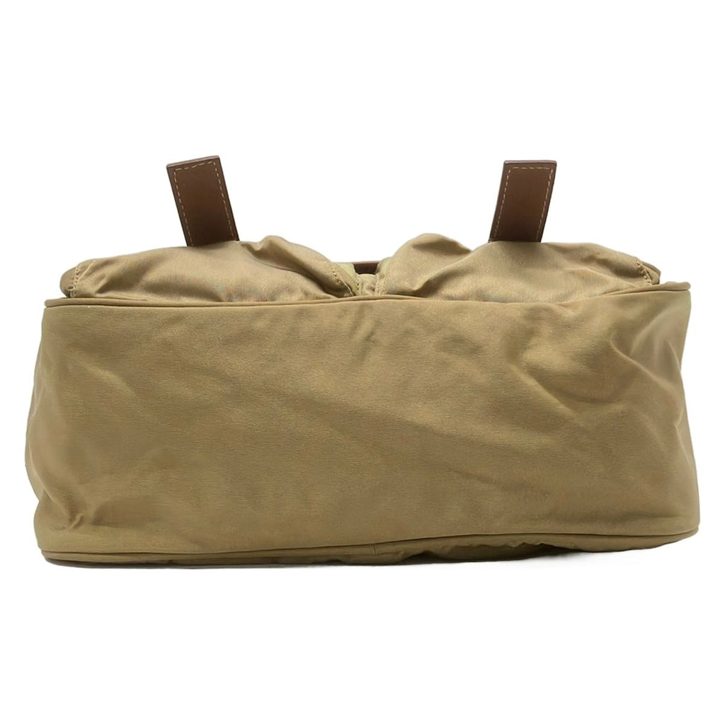 Prada Shoulder Bag Beige Brown Leather — view 5