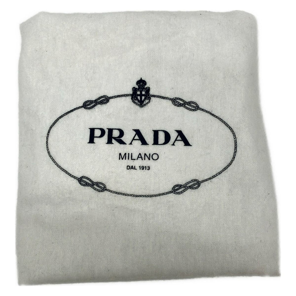 Prada Shoulder Bag Beige Brown Leather — view 8